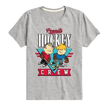 Boys 8-20 Peanuts Hockey Crew Graphic Tee