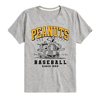Boys 8-20 Peanuts Baseball Since 1950 Graphic Tee