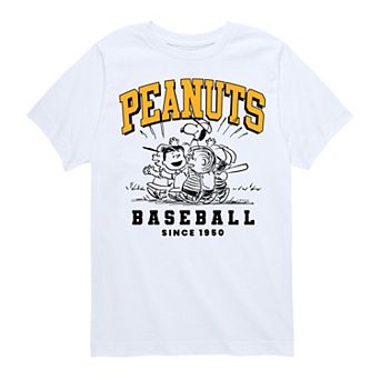 Boys 8-20 Peanuts Baseball Since 1950 Graphic Tee