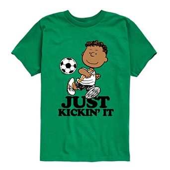 Boys 8-20 Peanuts Franklin Just Kickin' It Graphic Tee