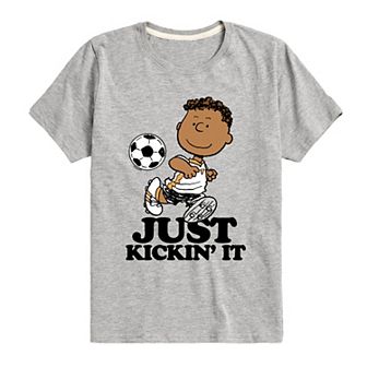 Boys 8-20 Peanuts Franklin Just Kickin' It Graphic Tee