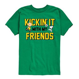 Boys 8-20 Peanuts Kickin' It With My Friends Graphic Tee