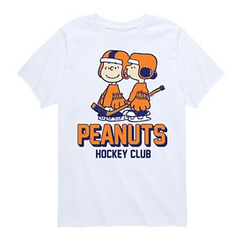 Boys 8-20 Peanuts Hockey Club Graphic Tee