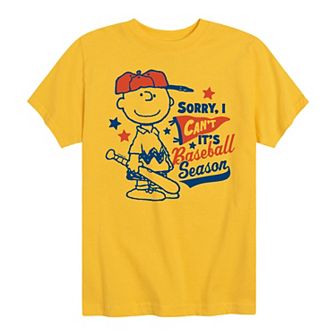 Boys 8-20 Peanuts Its Baseball Season Graphic Tee