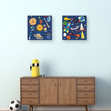 Space Explorer 2-Pack Wall Decor