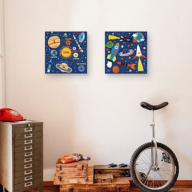Space Explorer 2-Pack Wall Decor