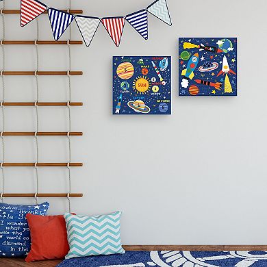 Space Explorer 2-Pack Wall Decor