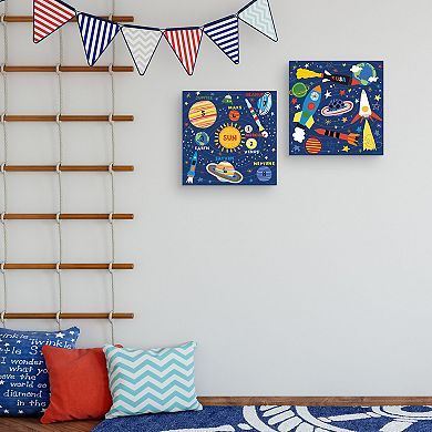 Space Explorer 2-Pack Wall Decor 