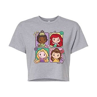 Disney Princess Juniors' Icons Cropped Tee