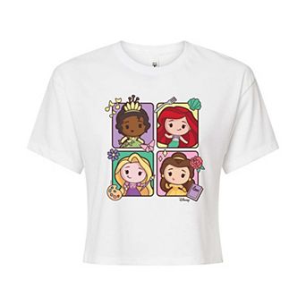 Disney Princess Juniors' Icons Cropped Tee