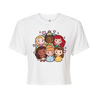 Disney Princess Juniors' Cropped Tee