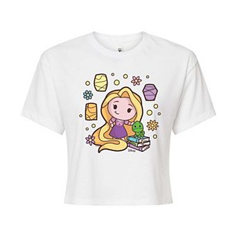 Disney Princess Rapunzel & Pascal Juniors' Cropped Tee
