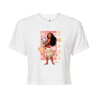 Disney's Moana Pua & Moana Juniors' Cropped Tee