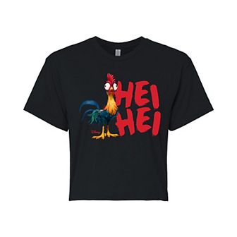 Disney's Moana Hei Hei Juniors' Cropped Tee