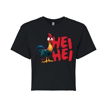 Disney's Moana Hei Hei Juniors' Cropped Tee