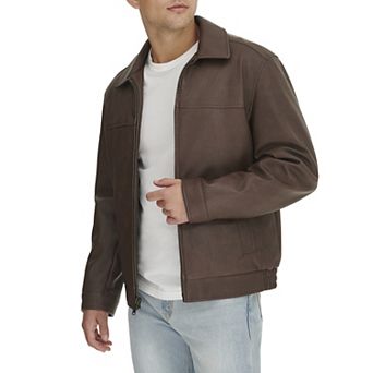 Men's Dockers® Faux Leather Bomber Jacket