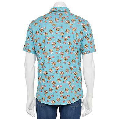 Men's Retrofit Short Sleeve Button-Down Shirt