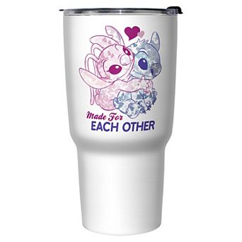 Disney's Lilo & Stitch Angel And Stitch Made For Each Other Graphic Travel Mug