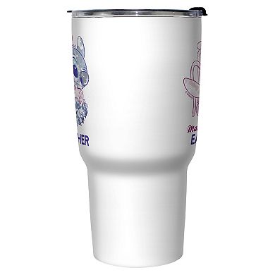 Disney's Lilo & Stitch Angel And Stitch Made For Each Other Graphic Travel Mug