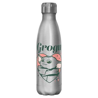 The Mandalorian Grogu Heart Graphic Stainless Steel Bottle