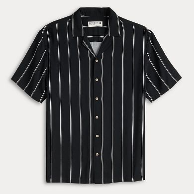 Men's Retrofit Short Sleeve Button-Down Camp Shirt