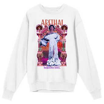 Men's Bioworld Aretha Franklin Queen of Soul Poster Long Sleeve Graphic Tee