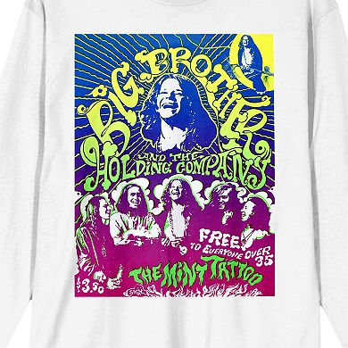 Men's Bioworld Big Brother And The Holding Company Psychedelic Poster Long Sleeve Graphic Tee