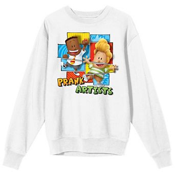 Men's Bioworld Captain Underpants George & Harold "Prank Artists" Long Sleeve Graphic Tee