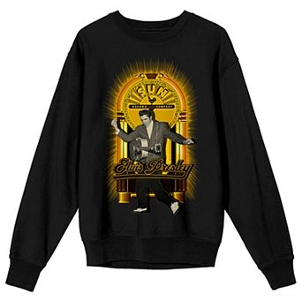 Men's Sun Records Elvis King Long Sleeve Graphic Tee