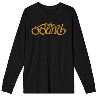 Men's The Band Distressed Logo Long Sleeve Graphic Tee