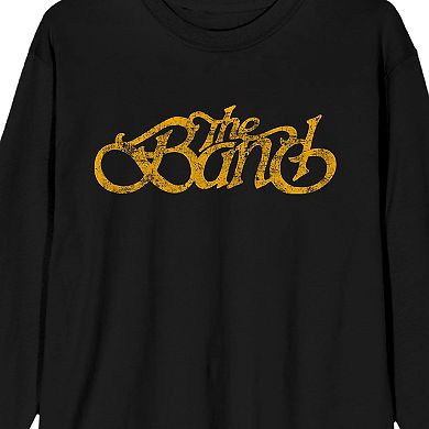 Men's The Band Distressed Logo Long Sleeve Graphic Tee