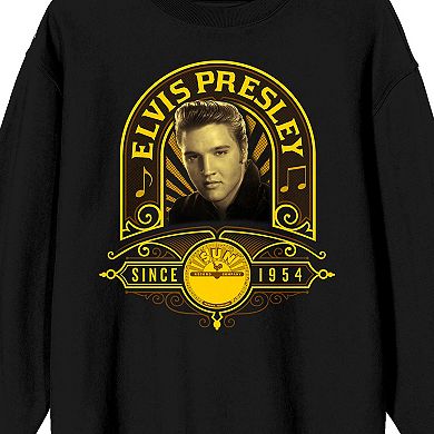 Men's Sun Records Elvis Presley Long Sleeve Graphic Tee