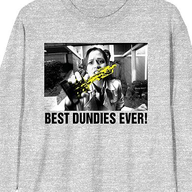 Men's The Office Pam "Best Dundies Ever" Long Sleeve Graphic Tee