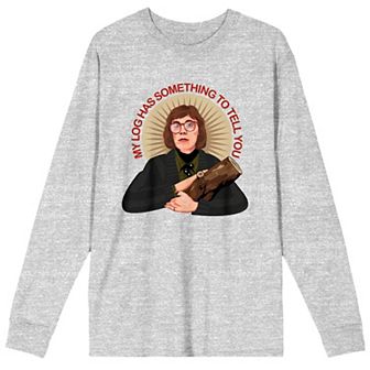 Men's Twin Peaks "My Log Has Something to Tell You" Long Sleeve Graphic Tee