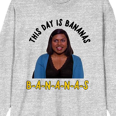 Men's The Office Kelly "This Day Bananas" Long Sleeve Graphic Tee