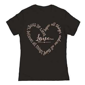 Junior's Love Bears All Valentine's Graphic Tee