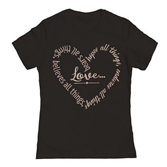 Junior's Love Bears All Valentine's Graphic Tee