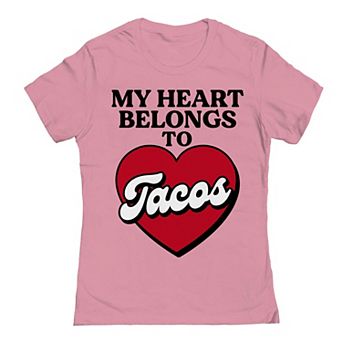 Junior's My Heart Belongs Valentine's Valentine's Graphic Tee