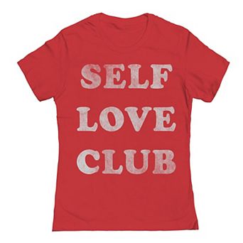 Junior's Self Love Club Valentine's Graphic Tee