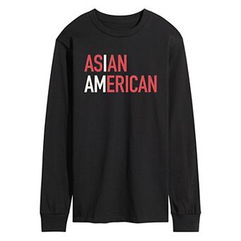 Men's I am Asian American Long Sleeve Graphic Tee