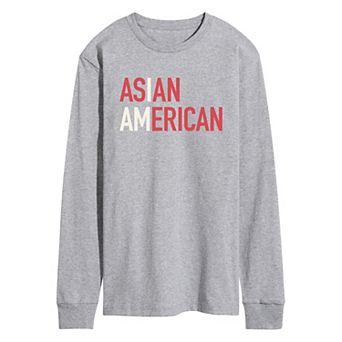 Men's I am Asian American Long Sleeve Graphic Tee