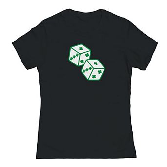 Junior's Lucky Dice St. Patrick's Day Graphic T-Shirt