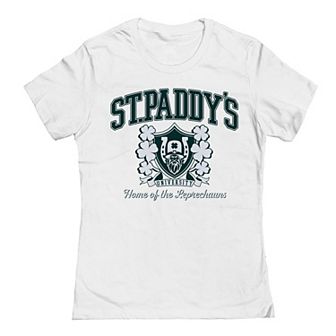 Junior's St Paddys University St. Patrick's Day Graphic T-Shirt