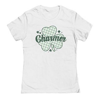 Junior's Lucky Charmer St. Patrick's Day Graphic T-Shirt