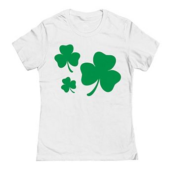 Junior's Shamrock Pocket 2 St. Patrick's Day Graphic T-Shirt