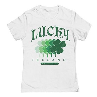 Junior's Lucky Ireland St. Patrick's Day Graphic T-Shirt