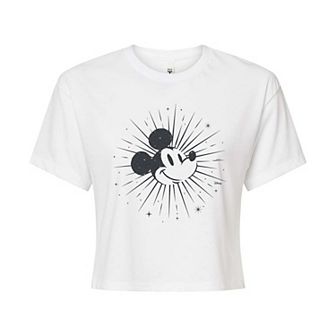 Disney's Mickey Mouse Juniors' Astro Cropped Tee