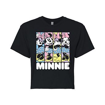 Disney's Minnie Mouse Juniors' Cropped Tee