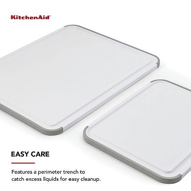 KitchenAid® Classic 2-pc. Non-Slip Plastic Cutting Board Set