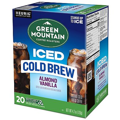 Green Mountain Coffee Roasters® Iced Almond Vanilla Cold Brew, Keurig® K-Cup®, Light Roast, 20 Count